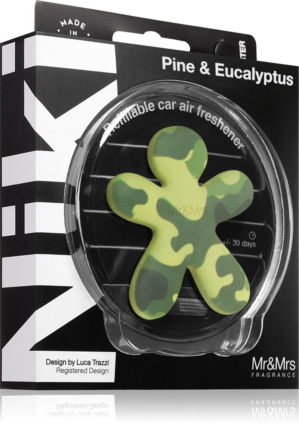 Niki Pine & Eucalyptus vůně do auta pro muže Mr&Mrs Fragrance Niki Pine & Eucalyptus Vůně do auta