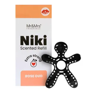 Mr&Mrs Fragrance Mr&Mrs Fragrance Niki Rose Oud náplň vůně do auta pro muže