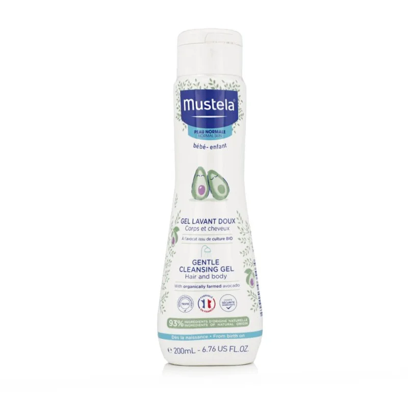 Bébé gyengéd tisztító haj- és testlemosó gél 200 ml