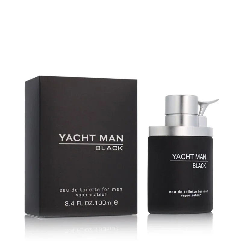 Yacht Man Black eau de toilette férfiaknak 100 ml