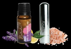 Natasha Aroma szett inhalátorral - Relax - nyugtató levendula és citrom