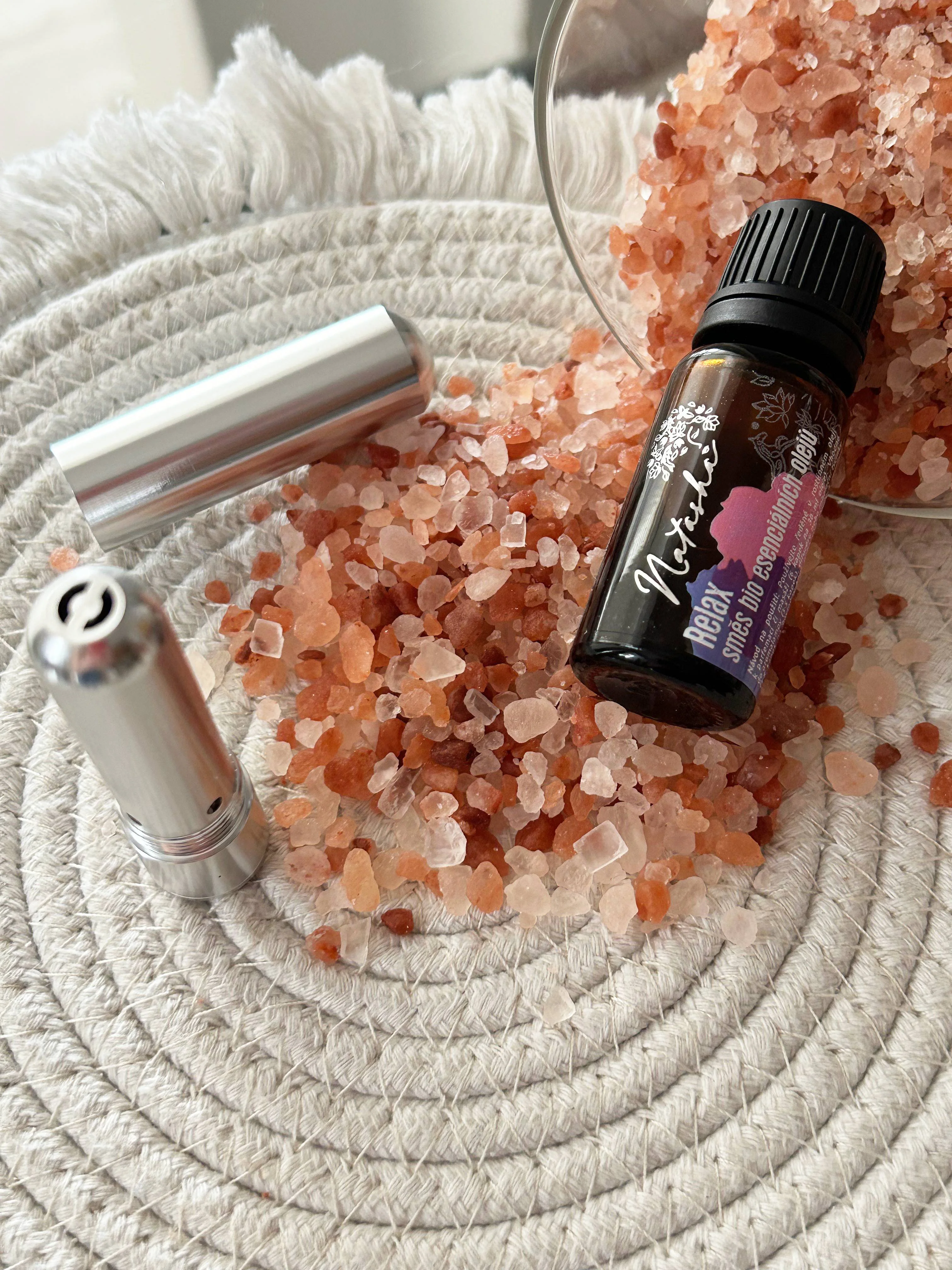Natasha Aroma szett inhalátorral - Relax - nyugtató levendula és citrom