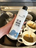 Natasha Gesztenyealapú mosogatógél citromfüves, 3 l - zsír ellen harcoló, bőrkímélő