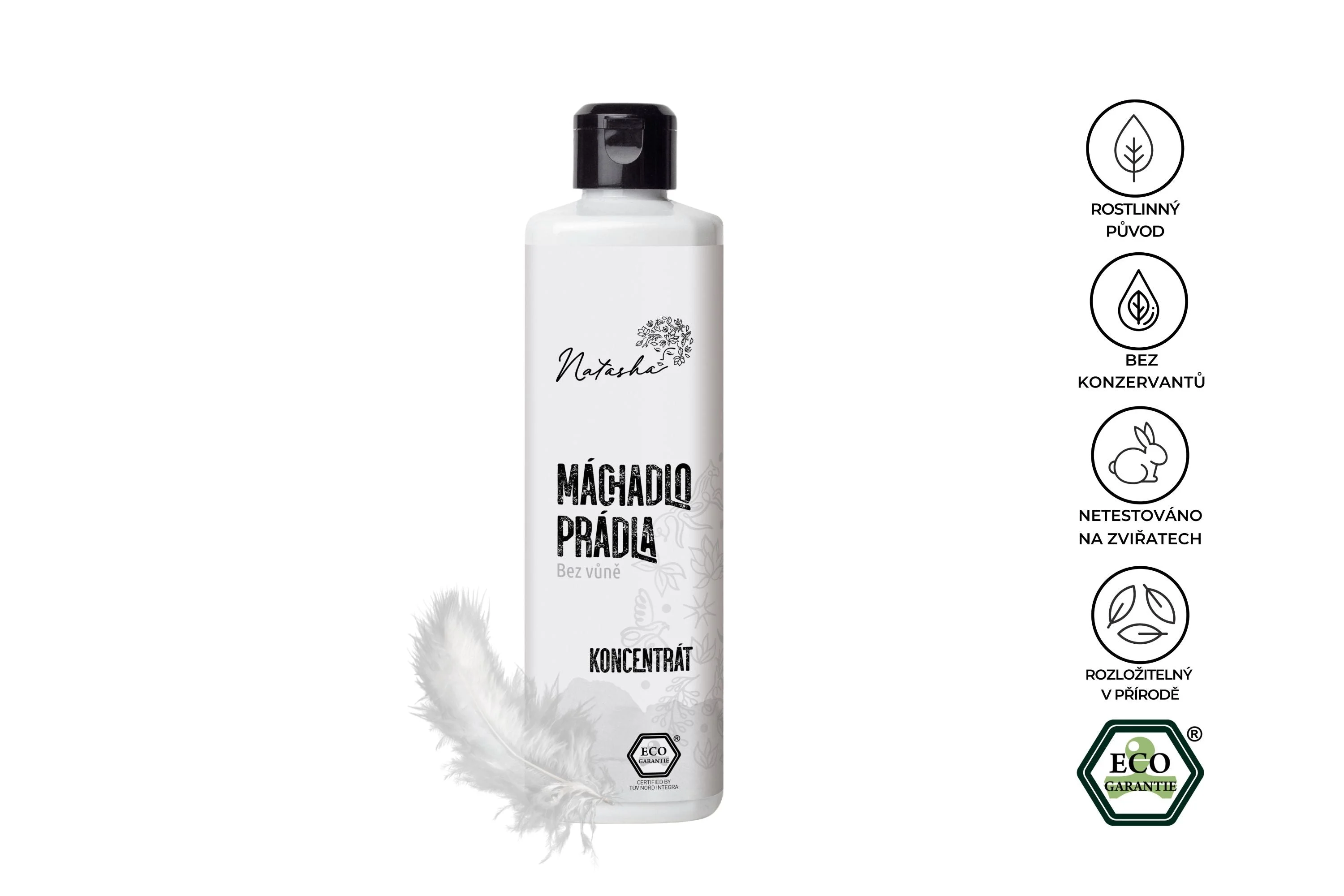 Natasha Illatmentes ruhaöblítő - koncentrátum, 500 ml - védi a ruhákat és a bőrt is