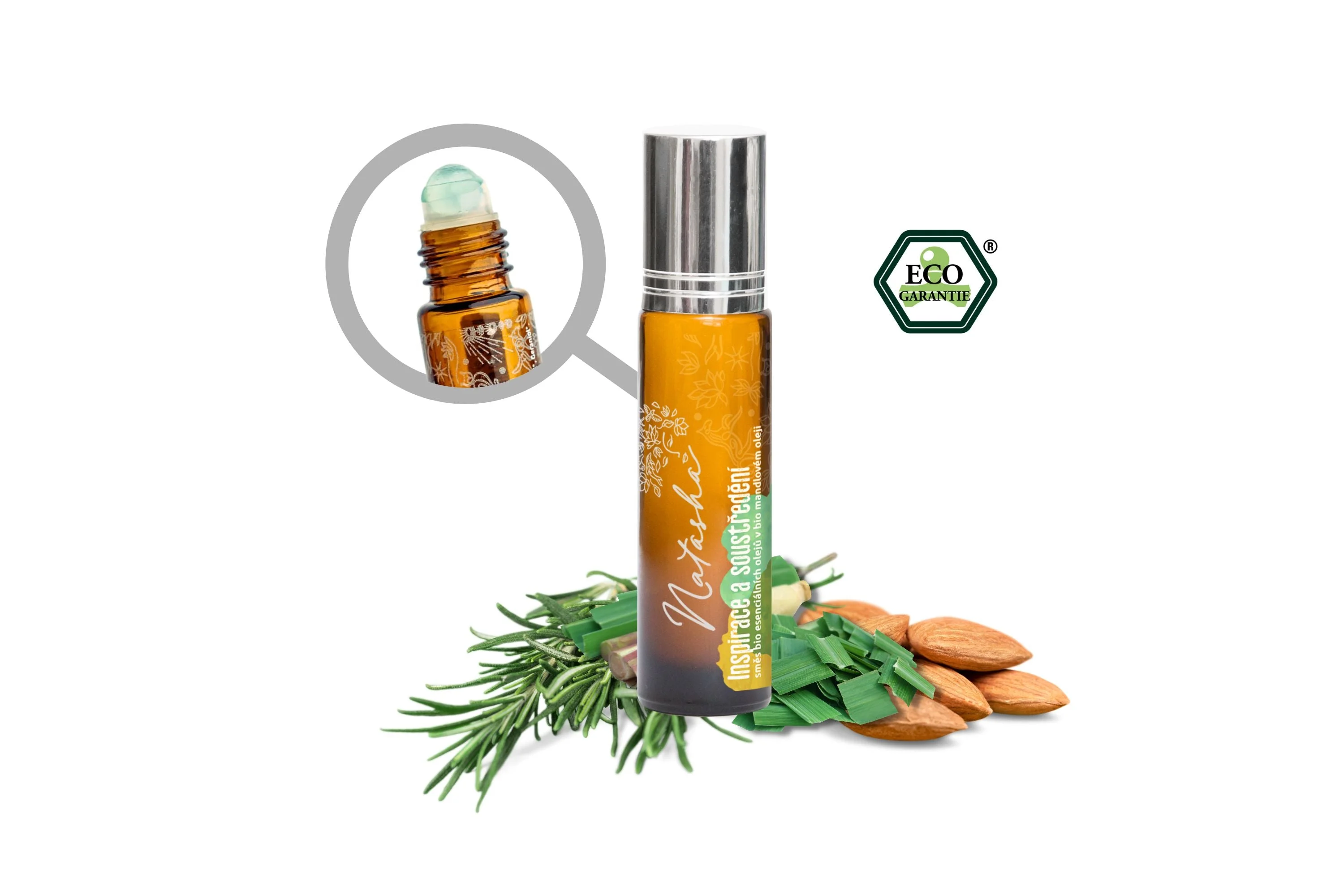 Natasha Roll-on illóolaj-keverék - Inspiráció és koncentráció (10 ml) - élénkíti az elmét és csökkenti a stresszt