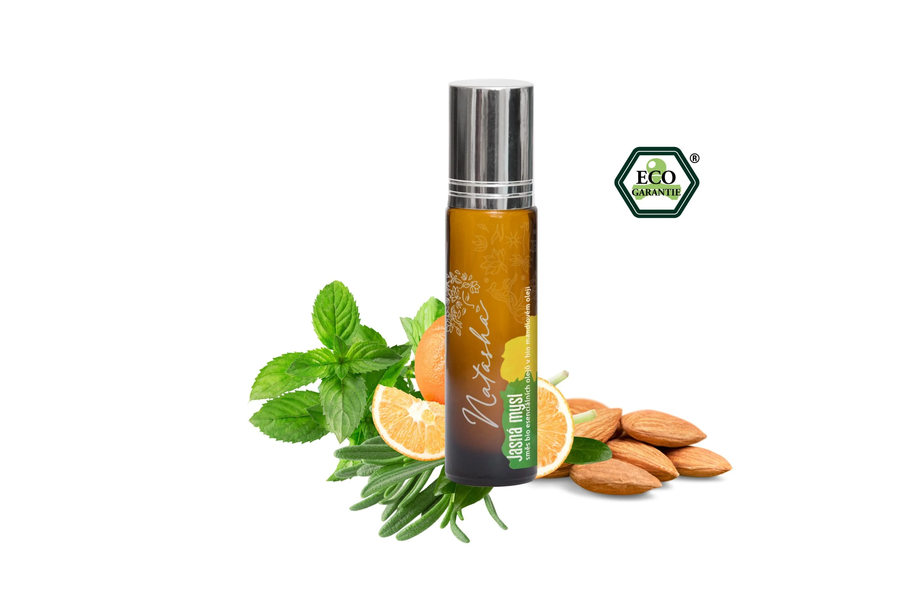 Natasha Roll-on illóolaj-keverék – Tiszta elme (10 ml) – felfrissülés bármikor és bárhol