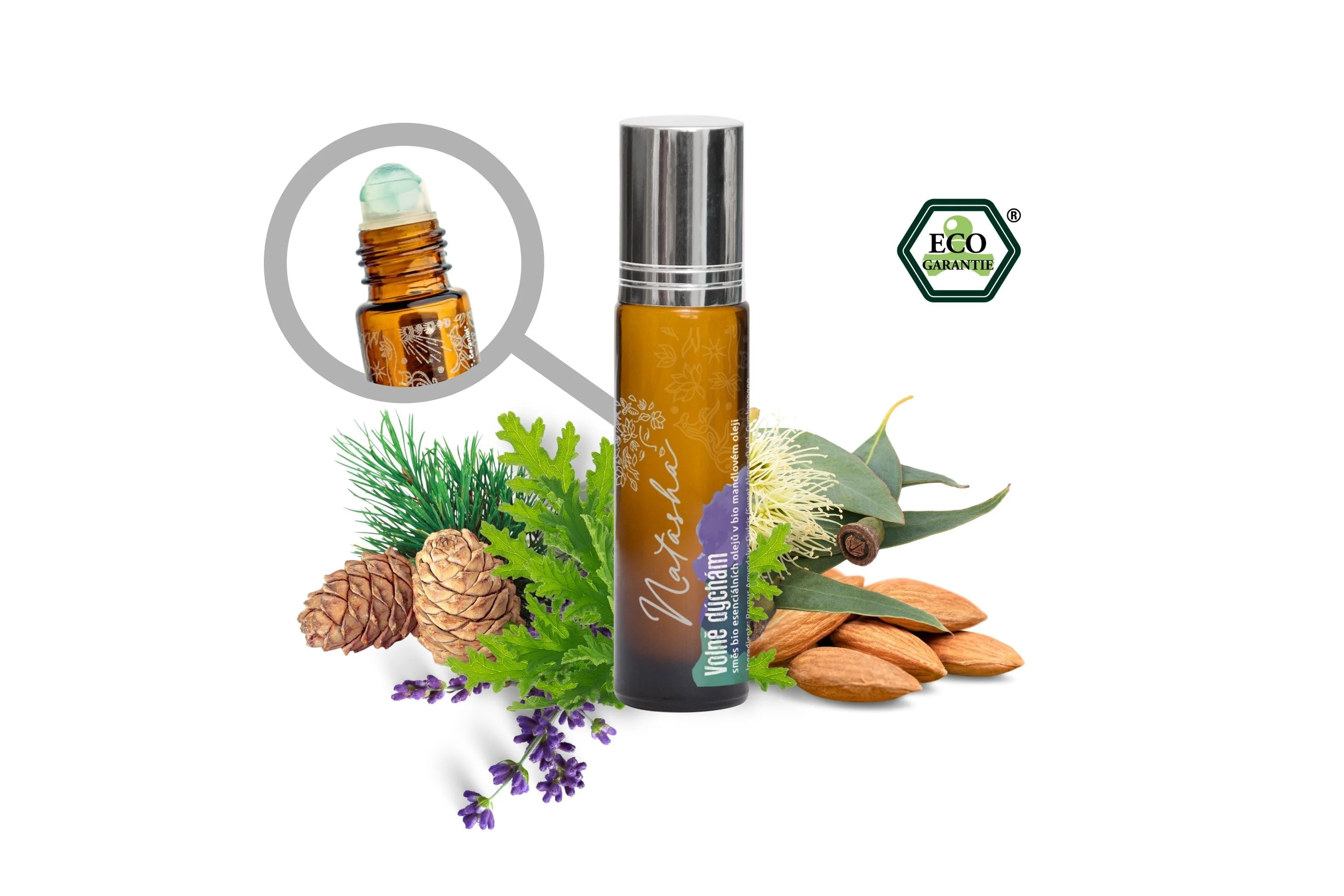 Natasha Roll-on Illóolaj-keverék - Szabadon lélegzem (10 ml) - friss tavaszi élénkítő
