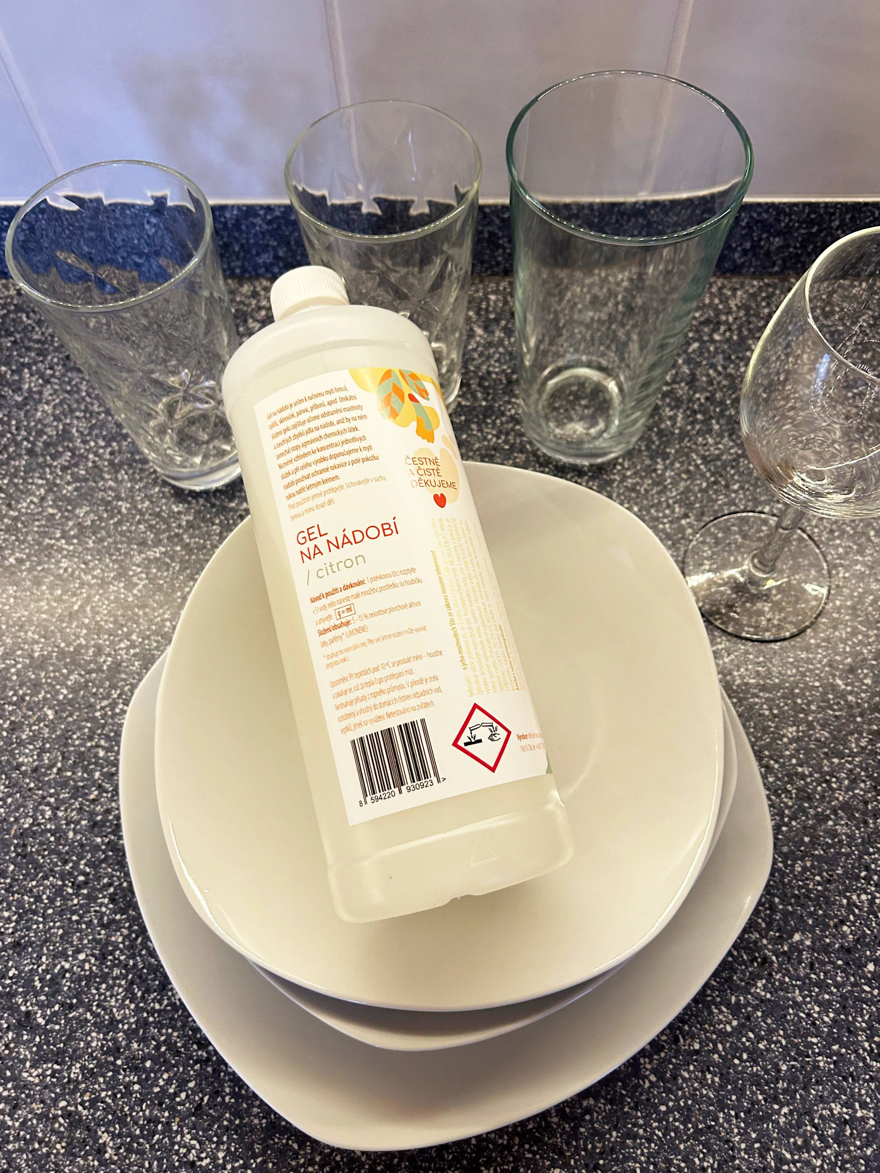 Natuty Citromillatú mosogatógél (1 l)