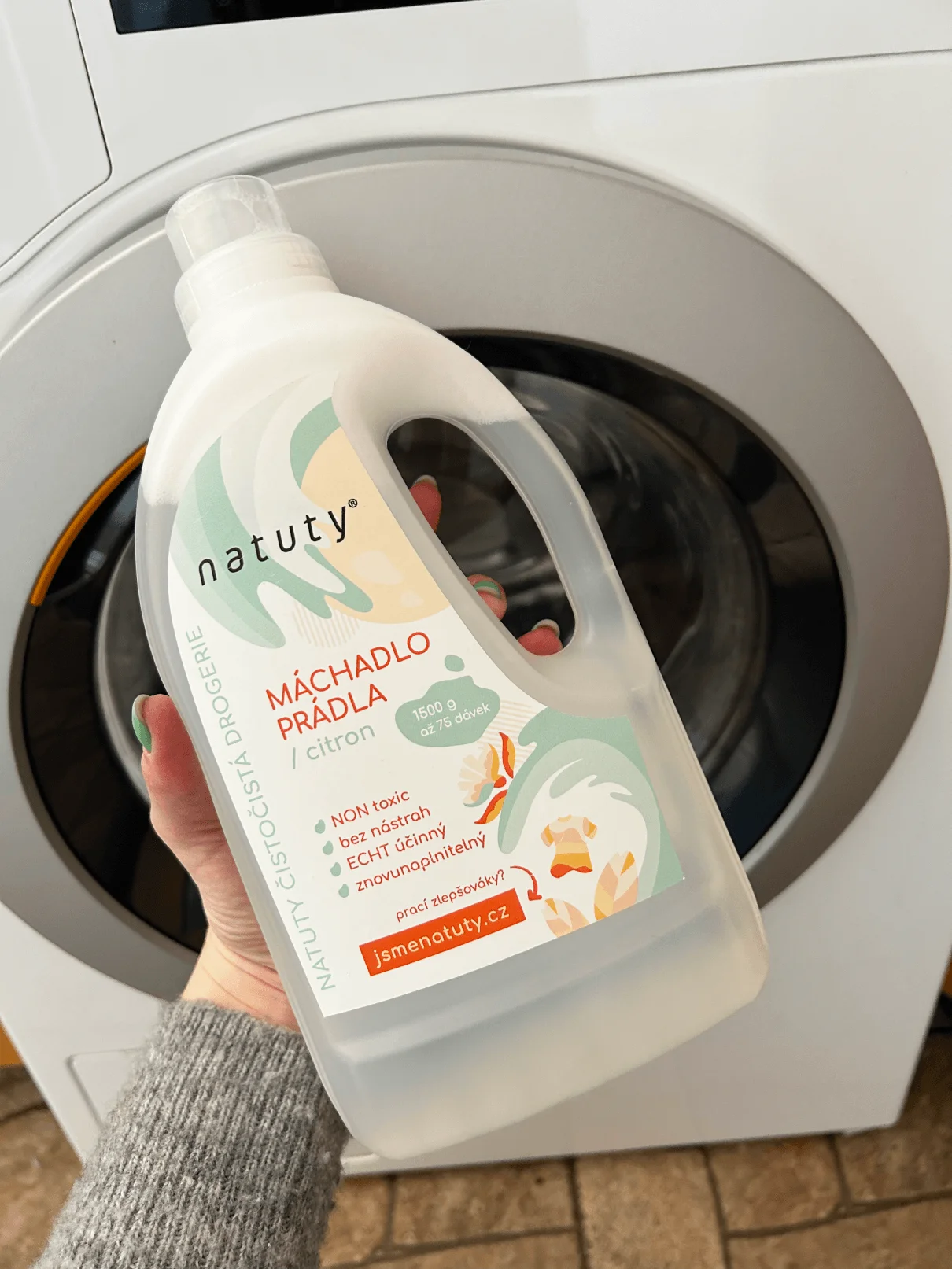 Natuty Citrom illatú ruhaöblítő 1,5 l