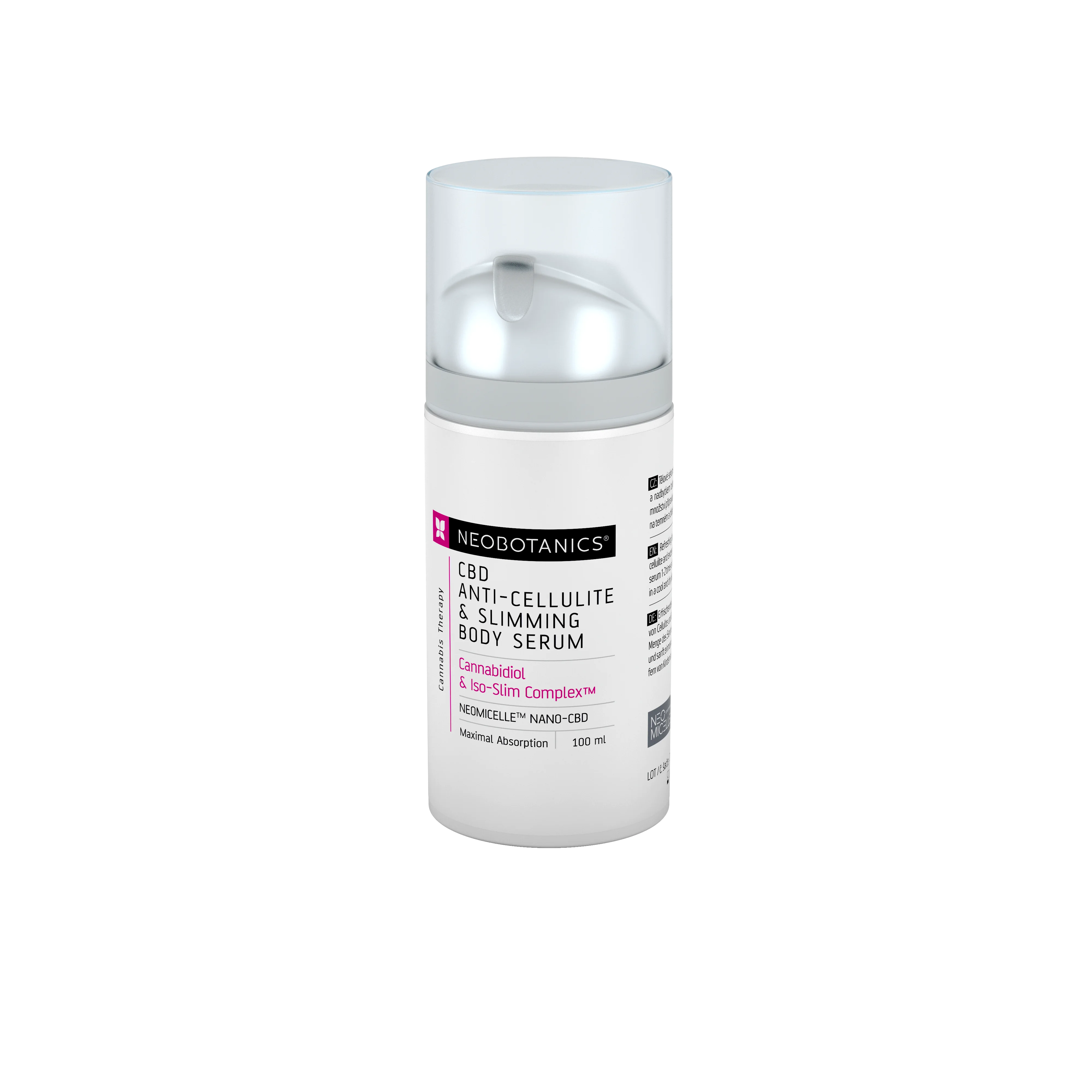Neobotanics Narancsbőr elleni és karcsúsító gél kenderrel (100 ml) - narancsbőrre hajlamos bőr ápolására