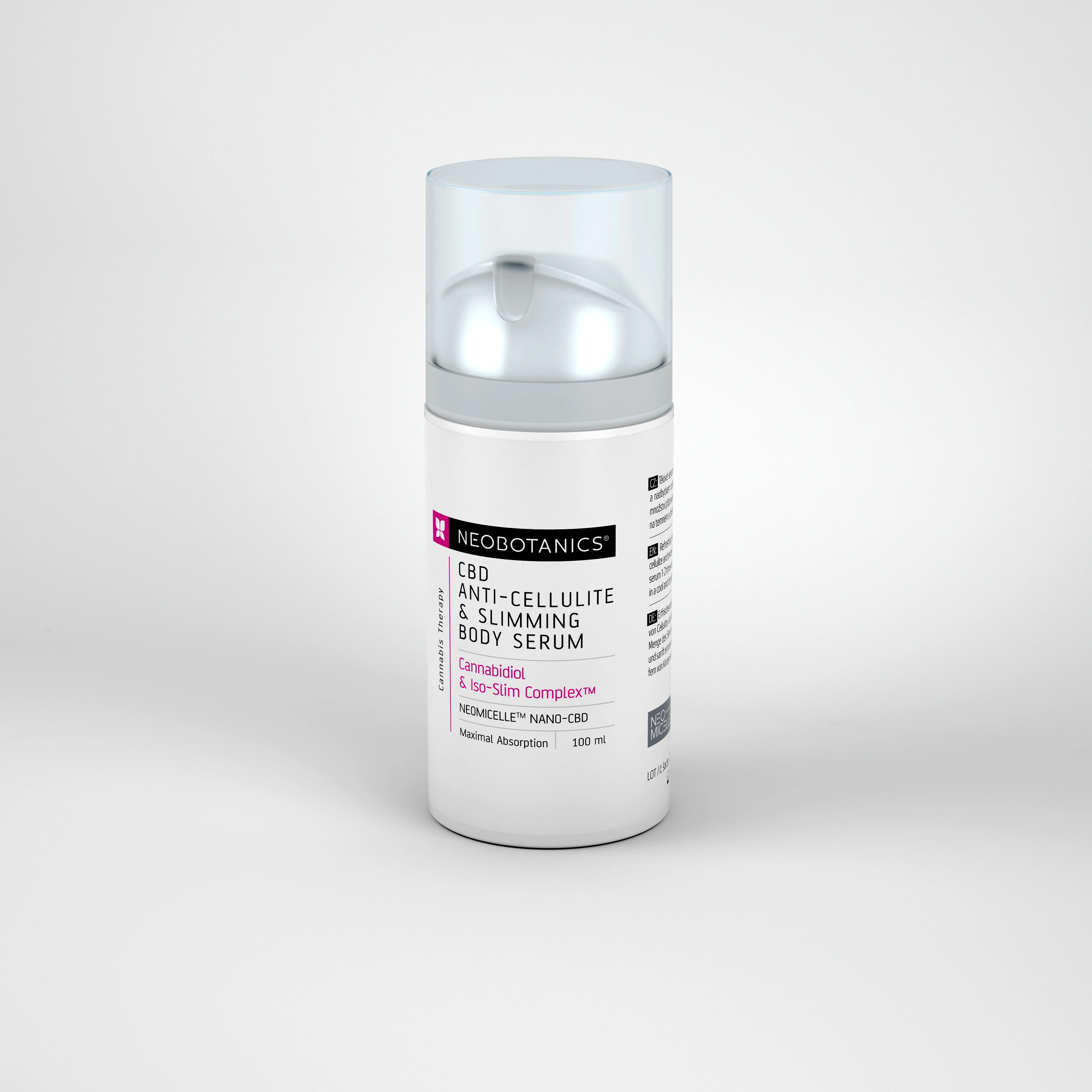 Neobotanics Narancsbőr elleni és karcsúsító gél kenderrel (100 ml) - narancsbőrre hajlamos bőr ápolására