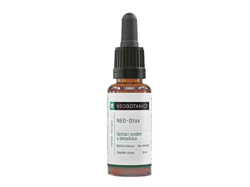 Neobotanics Neo-Dtox - tinktúra alkohol nélkül (50 ml) - légúti problémákra