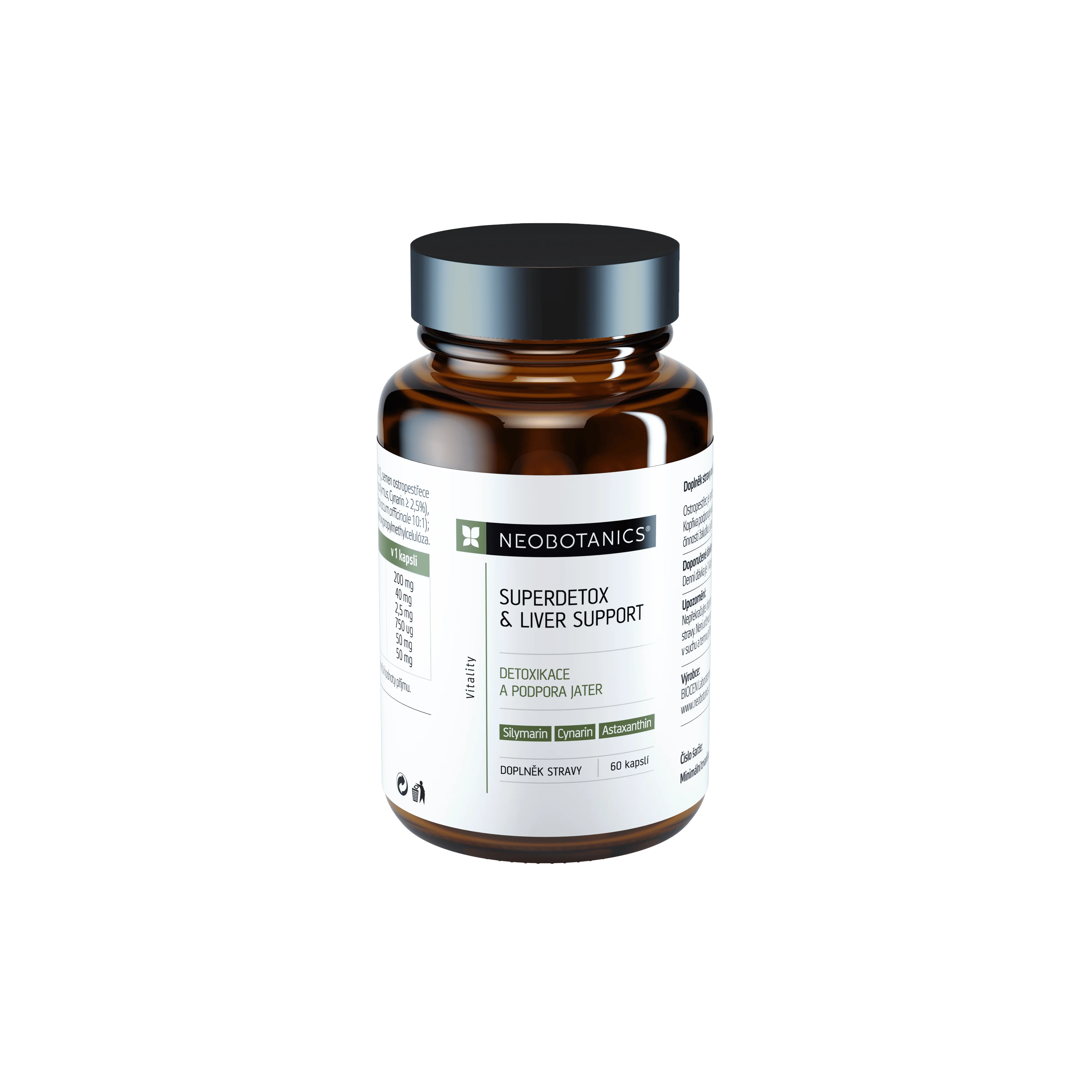 Neobotanics Superdetox & Liver Support (60 kapszula) - méregtelenítés és a máj támogatása