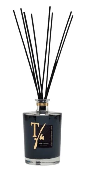 NERO DIVINO STICKS 500 ML OTTHONILLATOSÍTÓ - TFU (10 db 36 cm-es fekete bambuszpálcikát tartalmaz)