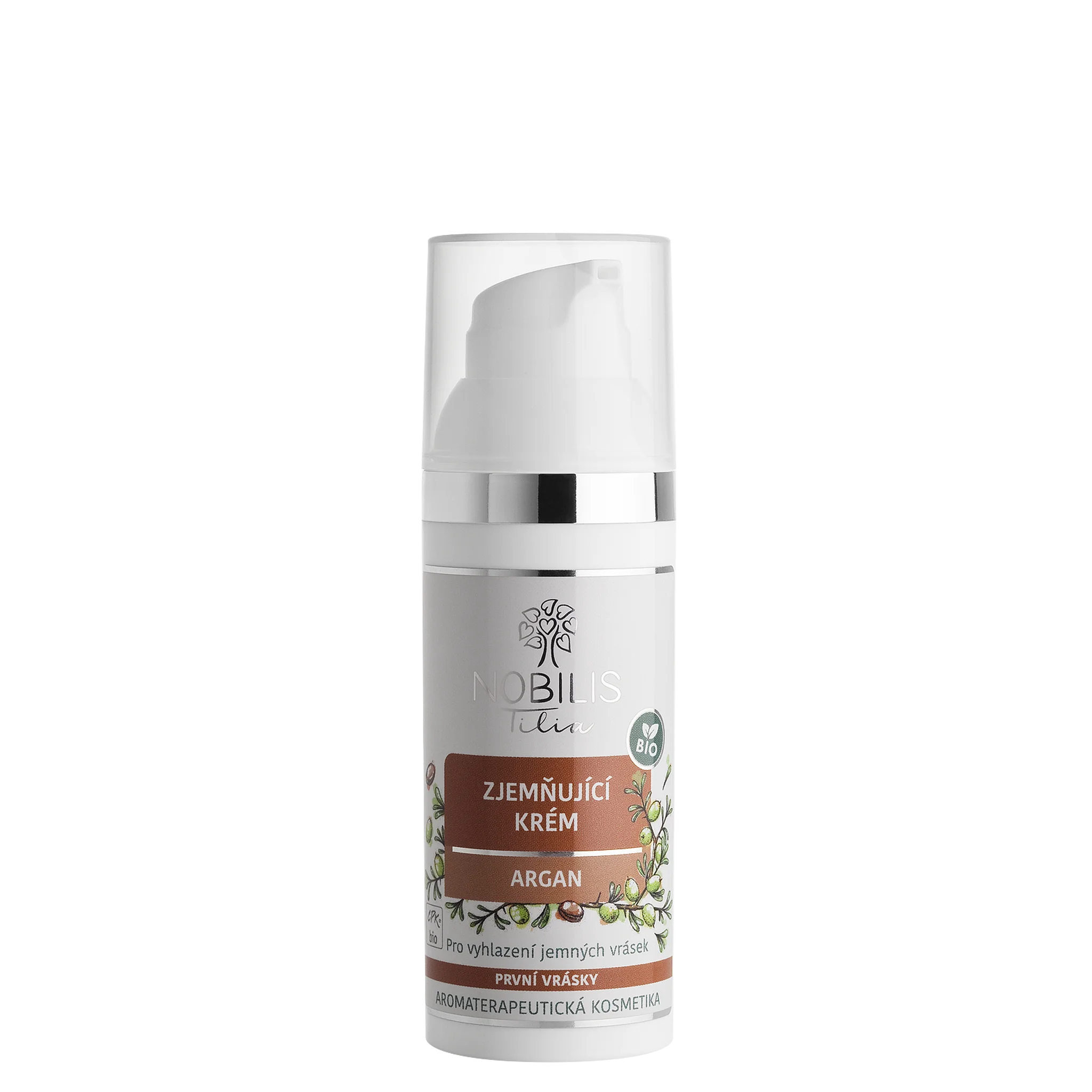 Nobilis Tilia Bőrsimító krém Argan BIO 2 ml - minta - minőségét megőrzi: 06/2026 - extra adag vitalitás
