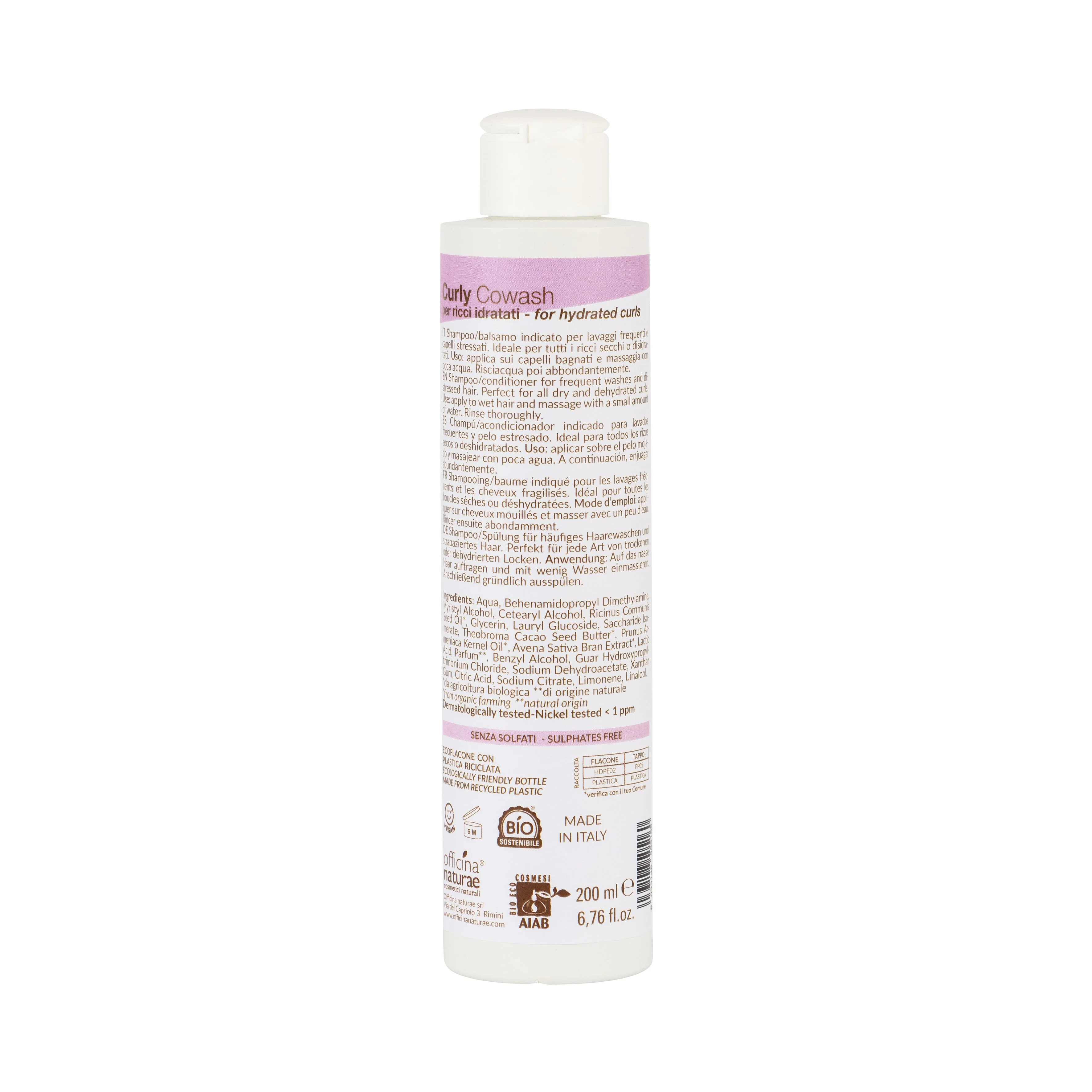 Officina Naturae Hidratáló cowash göndör hajra (200 ml) - a selymes, fényes és könnyen kezelhető hajért
