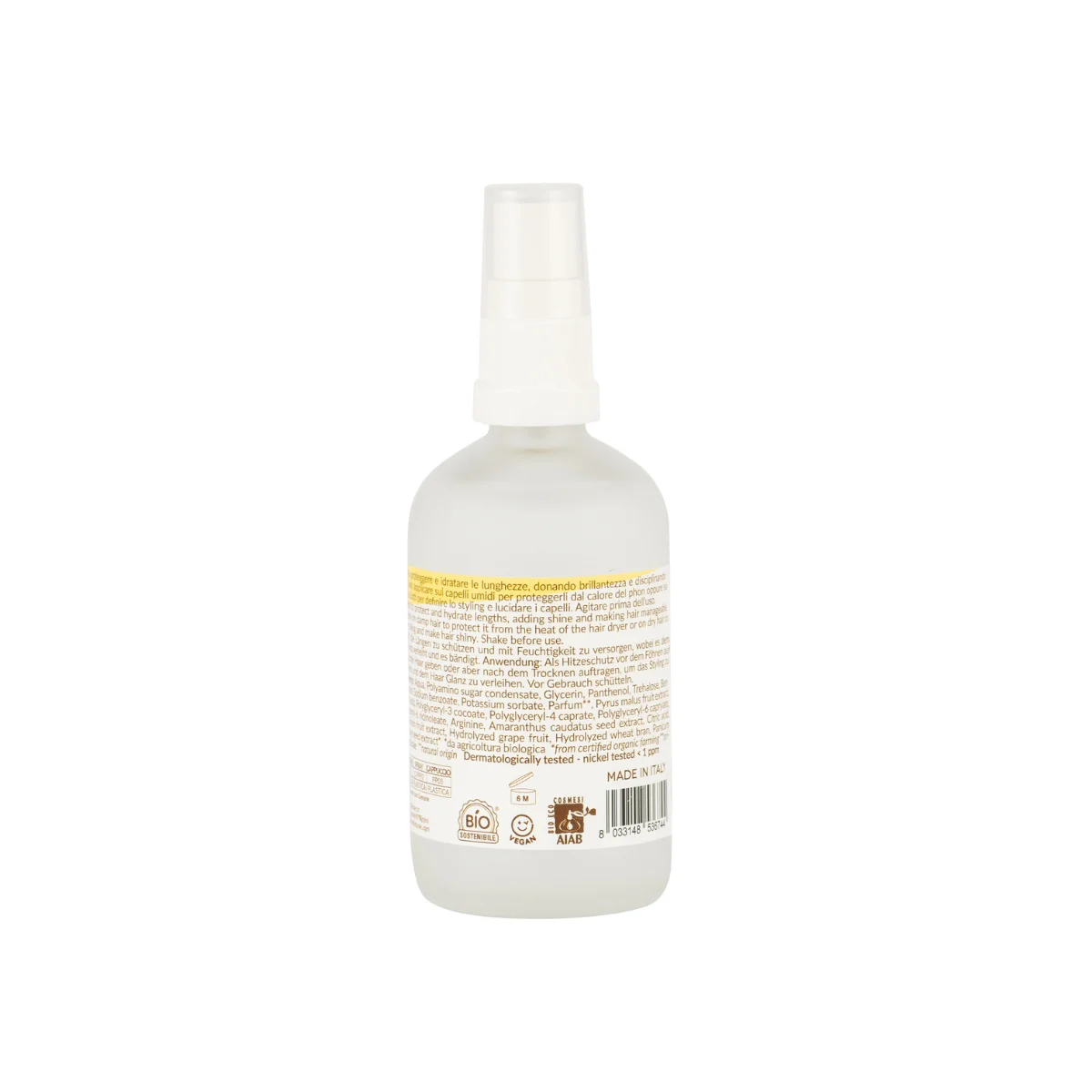 Officina Naturae Ápoló hővédő hajspray (100 ml) - védi, hidratálja és fényesíti a hajat