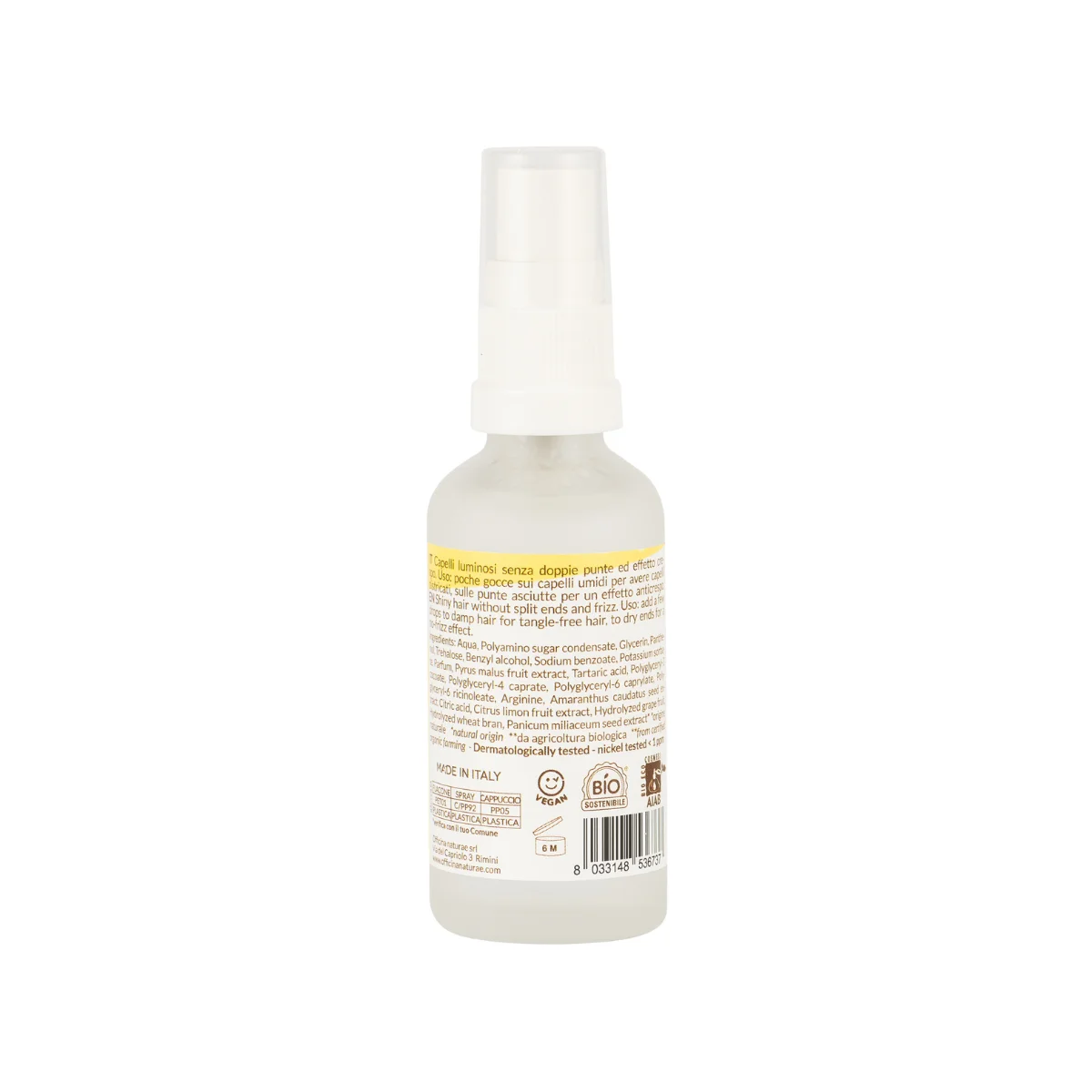Officina Naturae Folyékony kristályok a ragyogó és selymes hajért (50 ml) - a töredezett hajvégek és a szöszösödés ellen