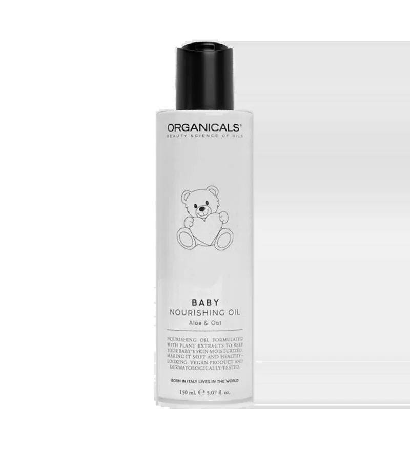BABY Tápláló olaj Aloe&Zab tápláló olaj csecsemők bőrére 150 ml