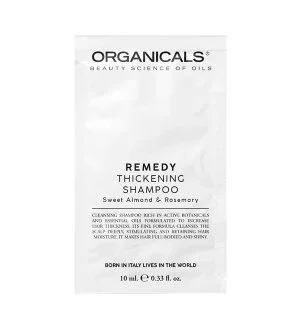 Organicals REMEDY Thickening Shampoo Sweet Almond & Rosemary erősítő sampon vékony szálú hajra