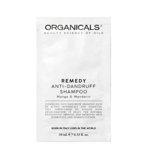 Organicals REMEDY Mangó & Mandarin tisztító korpásodás elleni sampon