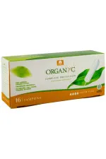 Organyc Super Plus tamponok (16 db) - 100% organikus pamut, 4 csepp