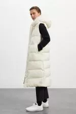 Ecoalf Pagetalf mellény nő krémfehér