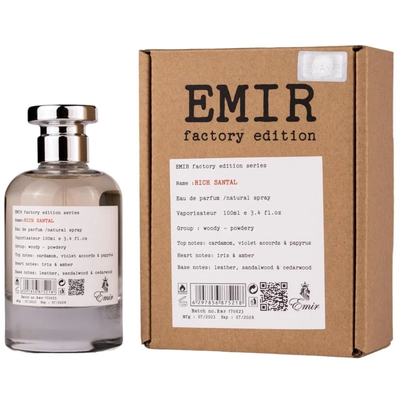 Rich Santal Emir Factory Edition uniszex Eau de Parfum 100 ml