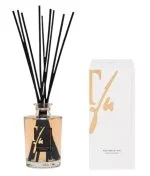 D'IRIS STICKS 250 ml lakásillatosító - TFU (10 db 30 cm-es fekete bambuszpálcikát tartalmaz)