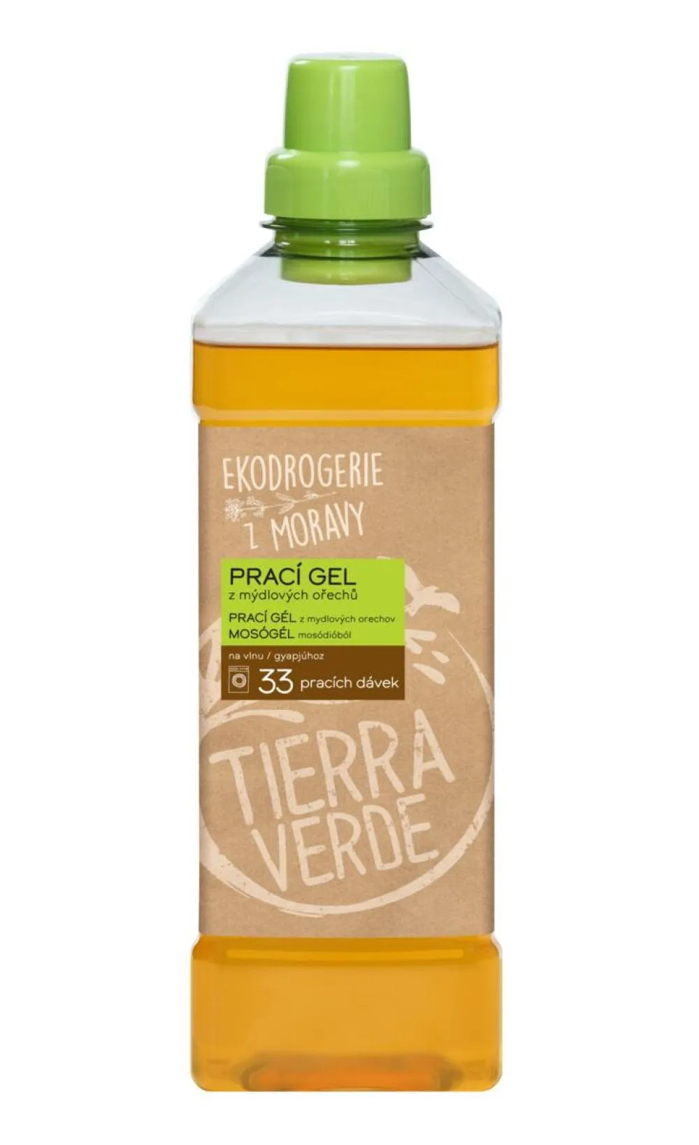 Tierra Verde Szappanmogyoró mosógél gyapjú és funkcionális textíliákhoz