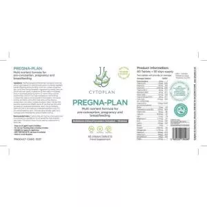 Cytoplan Pregna-Plan Multivitamin terhes és szoptatós anyáknak, 60 tabletta