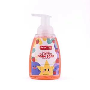 Babyton Természetes habzó kéziszappan Eper 350 ml