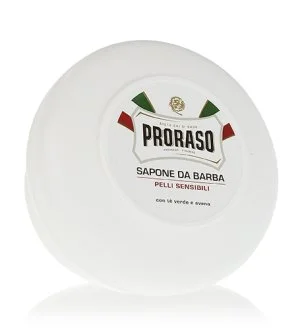 PRORASO Fehér borotvaszappan érzékeny bőrre
