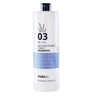 PURING 03 Rehab Restructuring Curly Shampoo restrukturáló sampon göndör és szöszös hajra