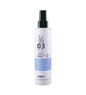 PURING 03 Rehab Curly Leave-In Spray öblítés nélküli spray