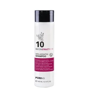 PURING 10 Reconstruction Veg-Keratin Shampoo regeneráló sampon