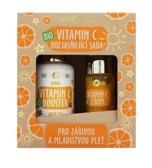 Purity Vision Bio Vitamin C ragyogást fokozó szett booster 100 ml + szérum