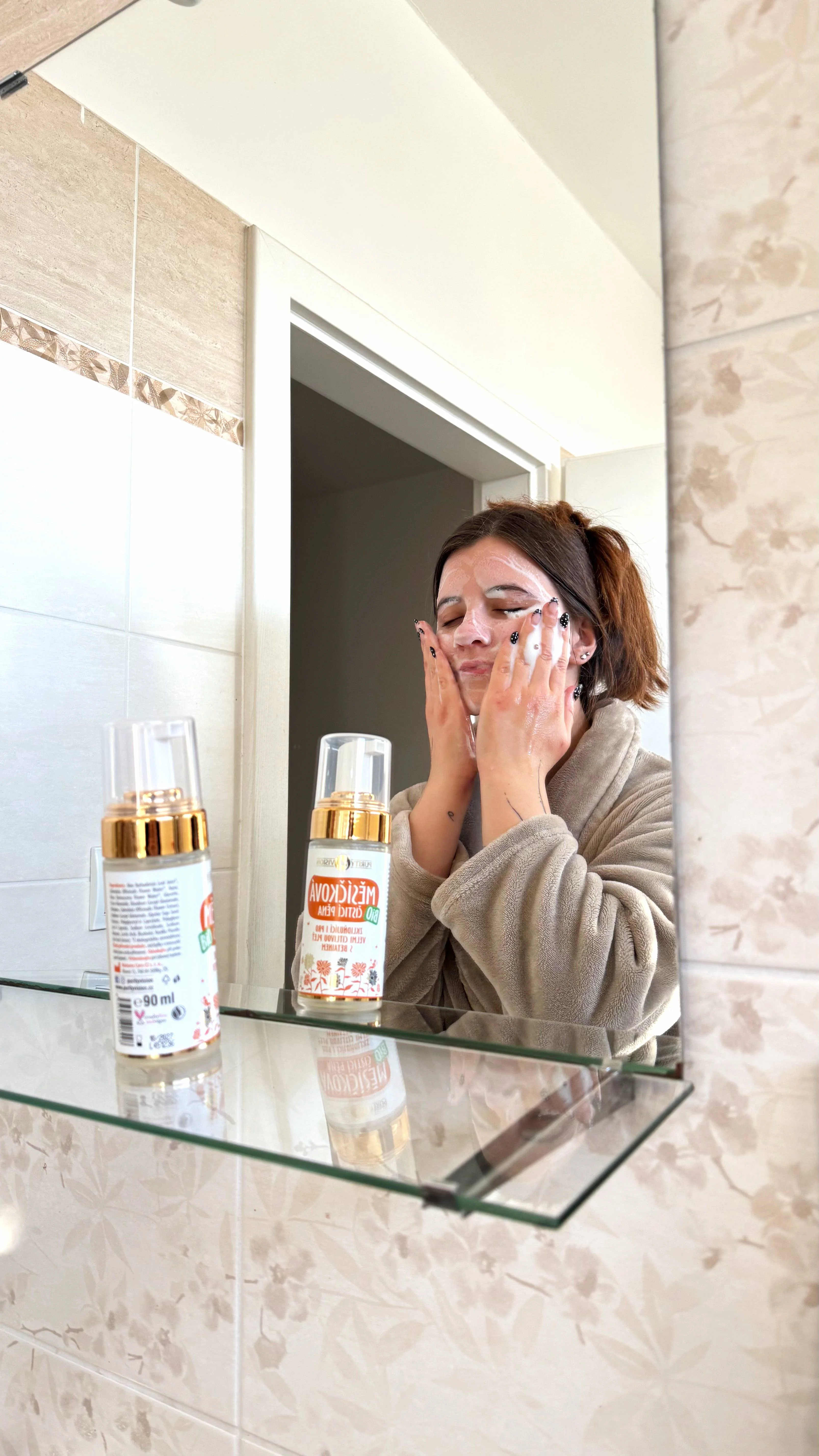 Purity Vision Körömvirágos tisztítóhab (90 ml) - nagyon érzékeny bőrre is