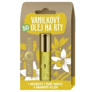Purity Vision BIO vaníliás ajakolaj (10 ml) - illatos segítség a kiszáradt ajkaknak