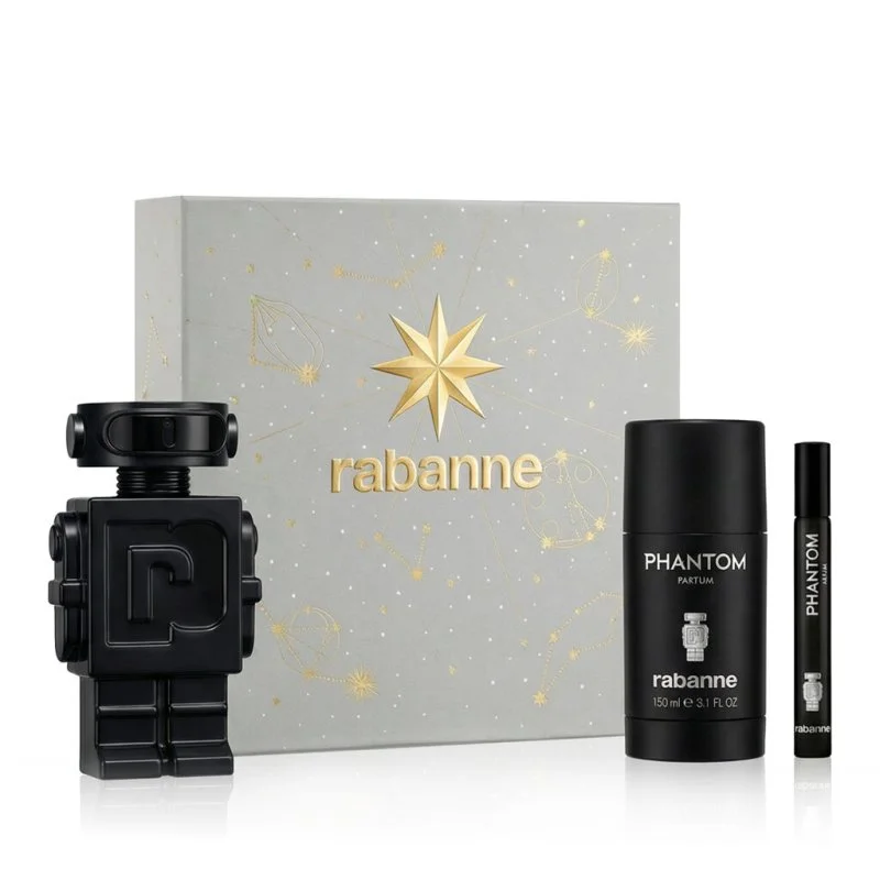 Phantom 100 ml + dezodor spray 150 ml + MINI parfüm férfiaknak 10 ml
