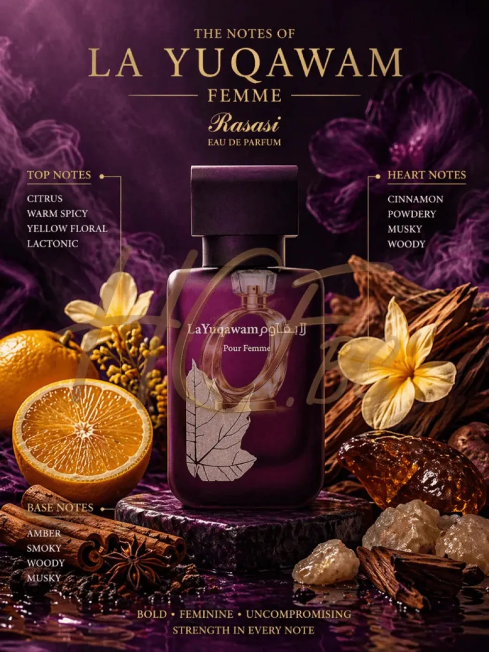La Yuqawam Pour Femme parfémovaná voda pro ženy 75 ml