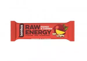 Bombus RAW ENERGY gyümölcs szelet mangó és kesudió