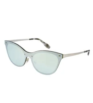 Ray-Ban RB3580N Blaze Cat Eye napszemüveg 43x140 mm zöld nőknek