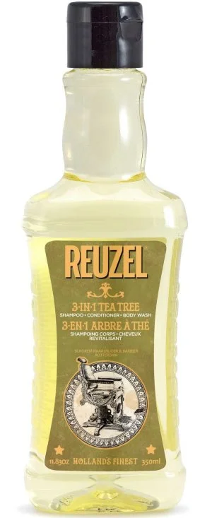 REUZEL 3 az 1-ben Tea Tree sampon-balzsam-tusfürdő férfiaknak