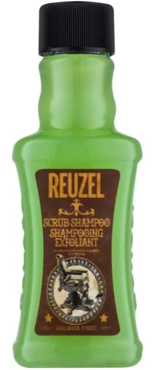 REUZEL Scrub Shampoo mélytisztító, exfoliáló hajsampon férfiaknak
