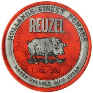 REUZEL Styling Red Pomade Water Soluble hajpomádé, közepes tartású és magas fényű, 35 g, férfiaknak