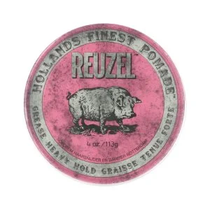 REUZEL Hajformázó rózsaszín zsíros pomádé erős tartású 113 g