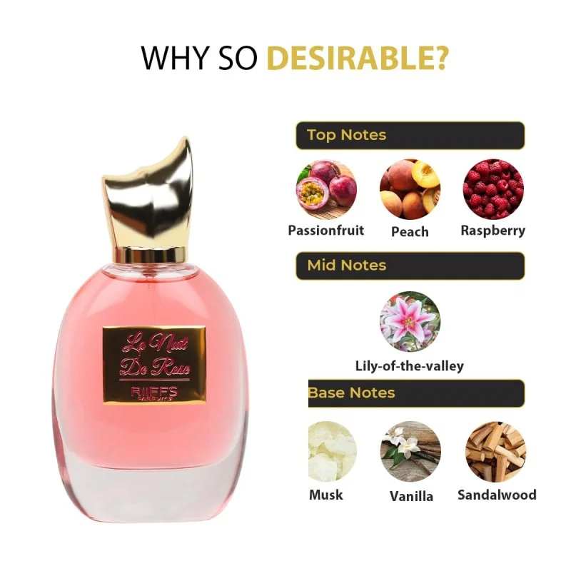 La Nuit De Rose női Eau de Parfum 100 ml