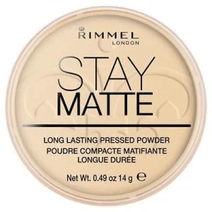 Rimmel Stay Matte kompakt púder 14 g - 001 Transparent
