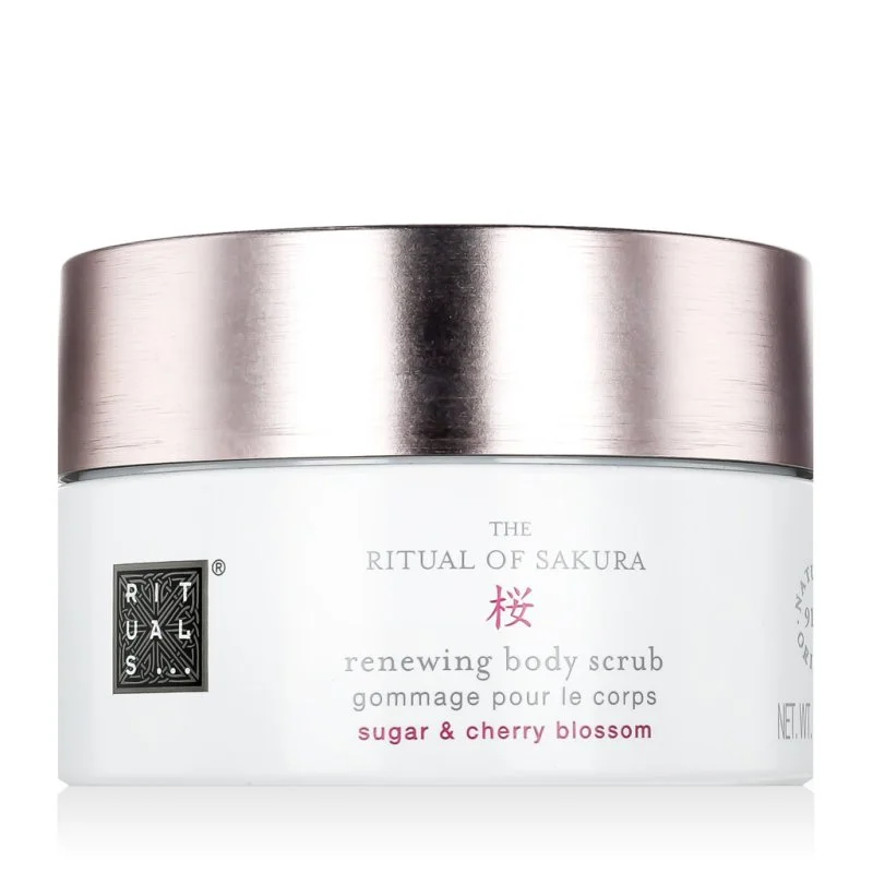 The Rituals of Sakura cukros és cseresznyevirágos megújító testradír 250 g